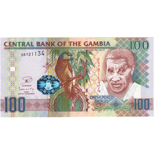 Gambia, 
  
  100 Dalasis, 
  
  UNC(65-70)