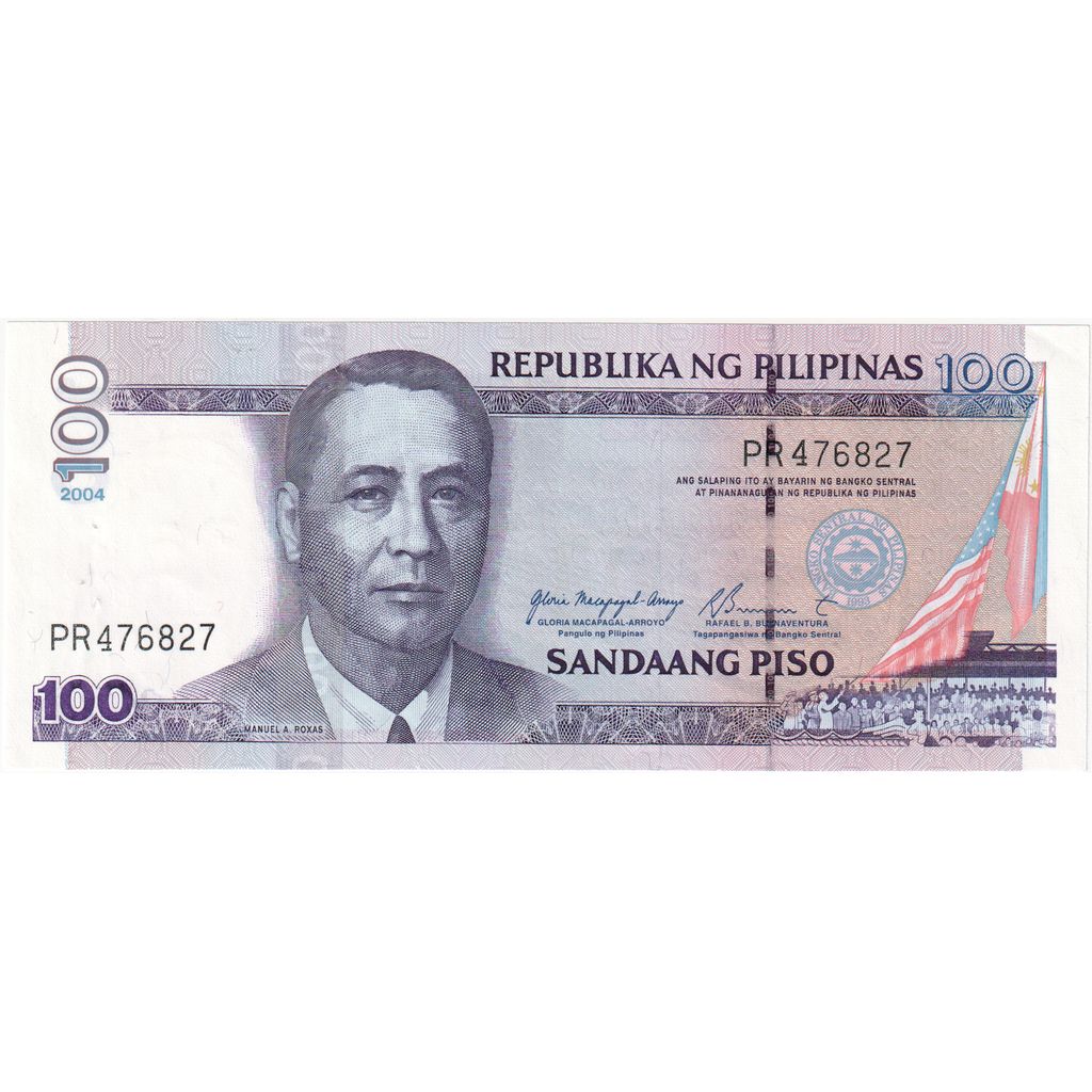 Filipíny, 
  
  100 Piso, 
  
  UNC(65-70)