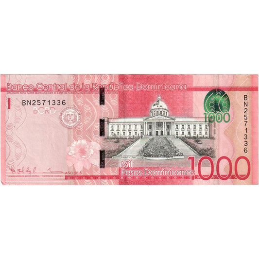 Dominikánska republika, 
  
  1000 dominikánovských pesos, 
  
  AU(50 – 53)