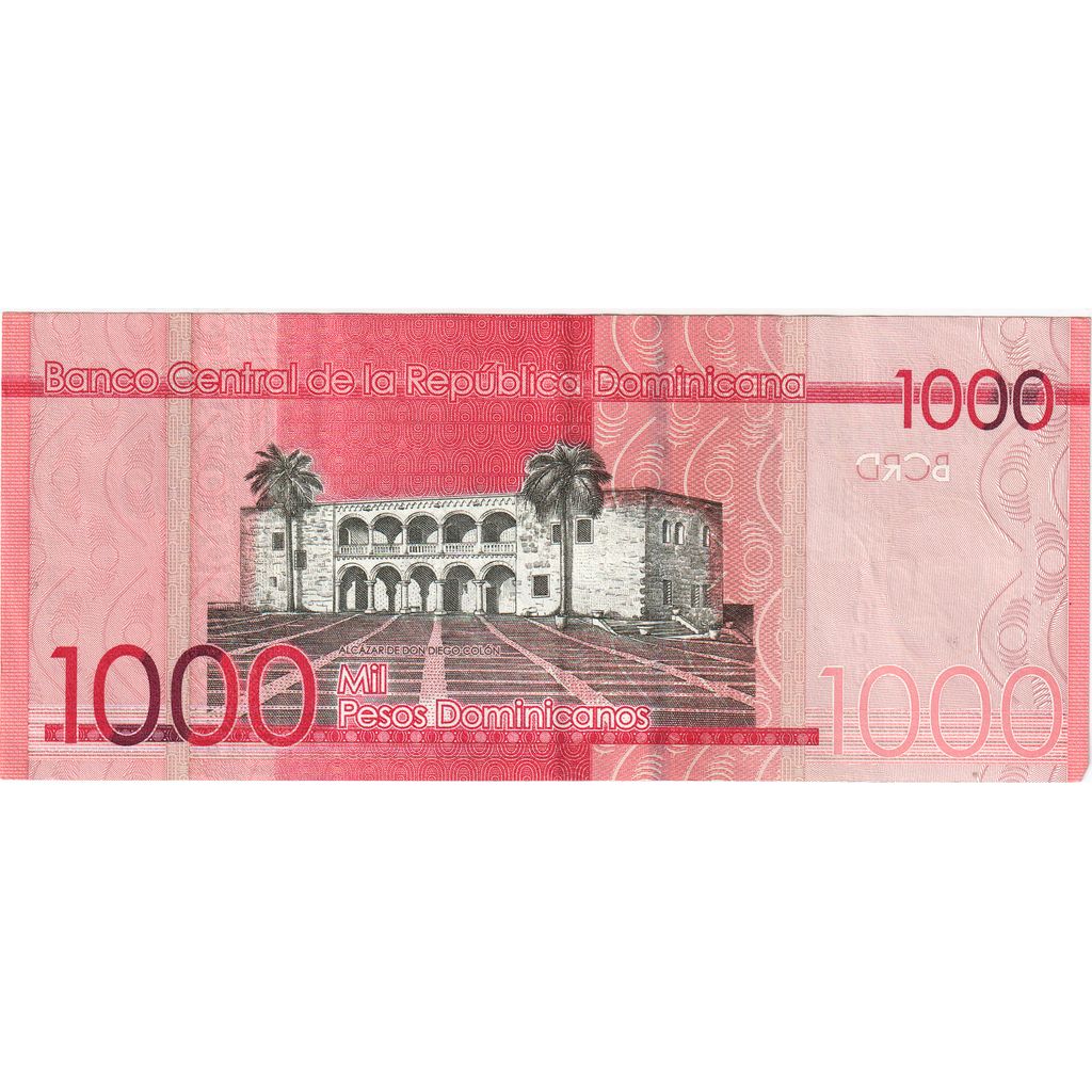 Dominikánska republika, 
  
  1000 dominikánovských pesos, 
  
  AU(50 – 53)