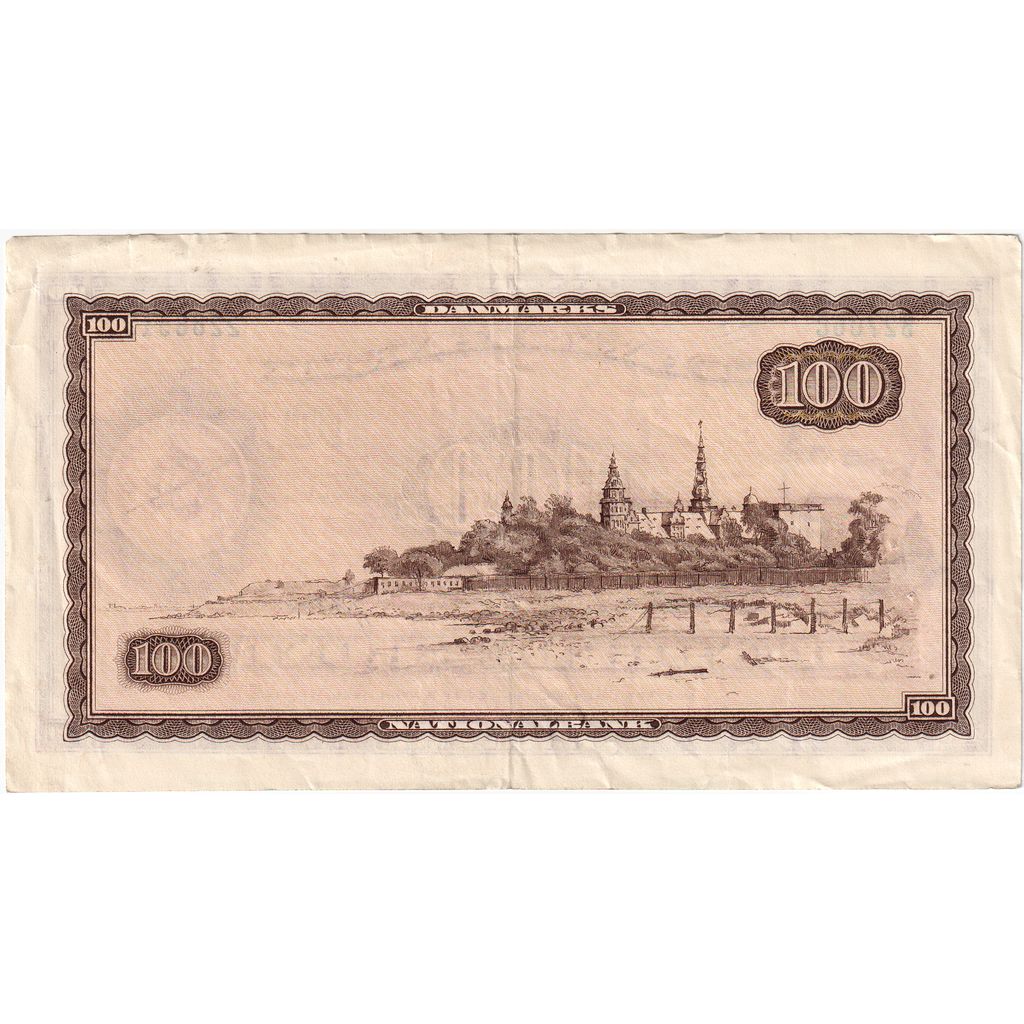 Dánsko, 
  
  100 korún, 
  
  EF(40-45)