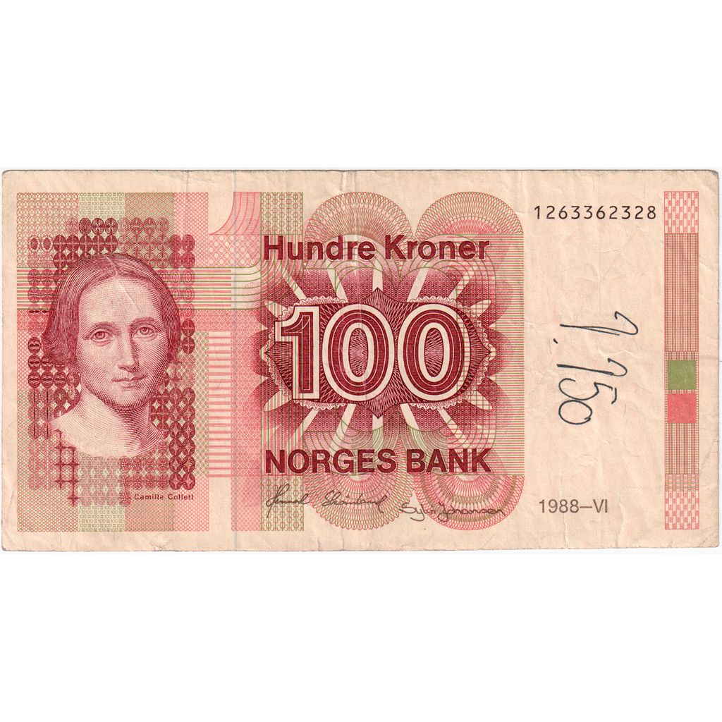 Nórsko, 
  
  100 korún, 
  
  VF(20-25)