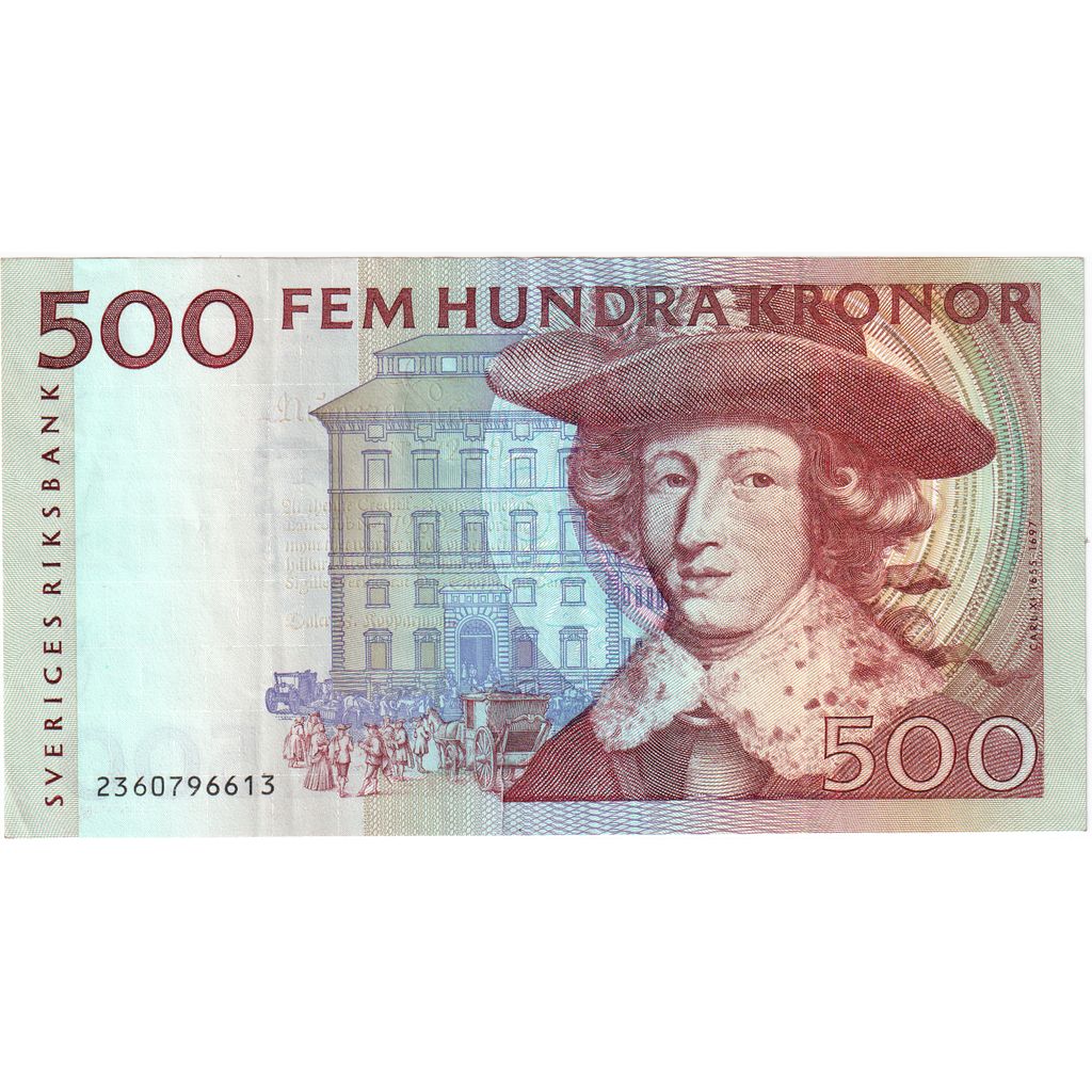 Švédsko, 
  
  500 korún, 
  
  UNC(63)