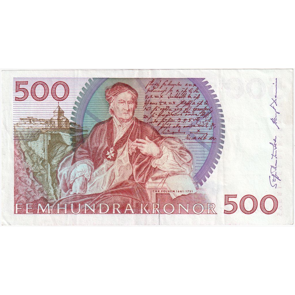 Švédsko, 
  
  500 korún, 
  
  UNC(63)