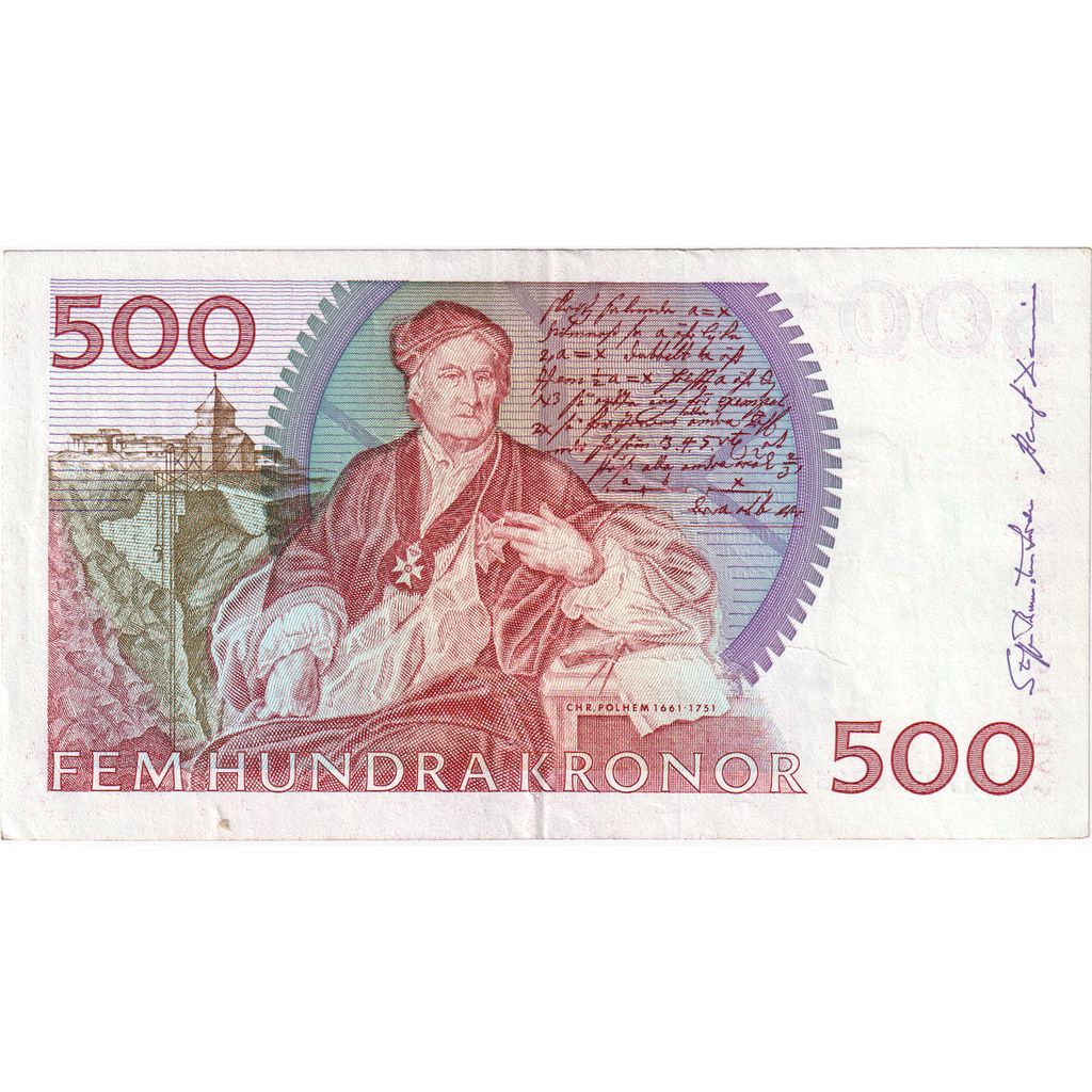 Švédsko, 
  
  500 korún, 
  
  AU(55-58)