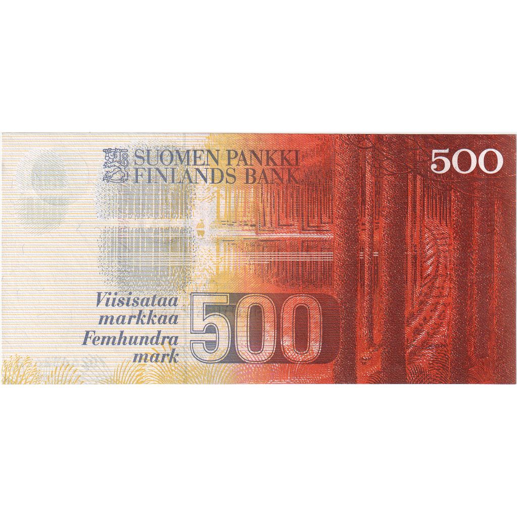 Fínsko, 
  
  500 Markkaa, 
  
  AU(55-58)