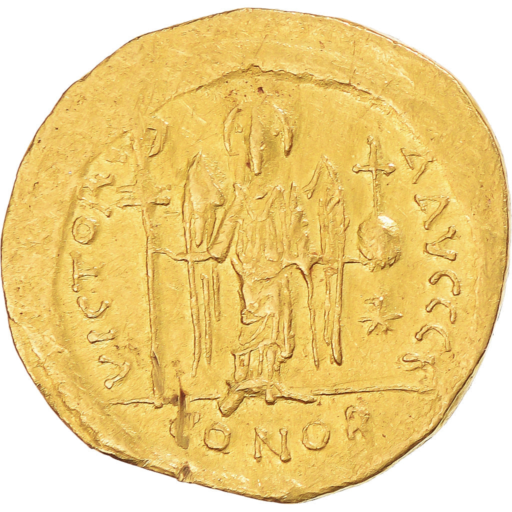 minca, 
  
  Justinian I, 
  
  Solidus