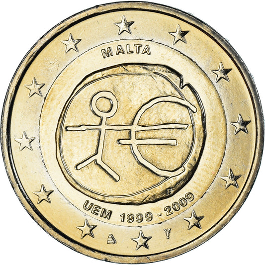 malta, 
  
  2 eurá, 
  
  UEM