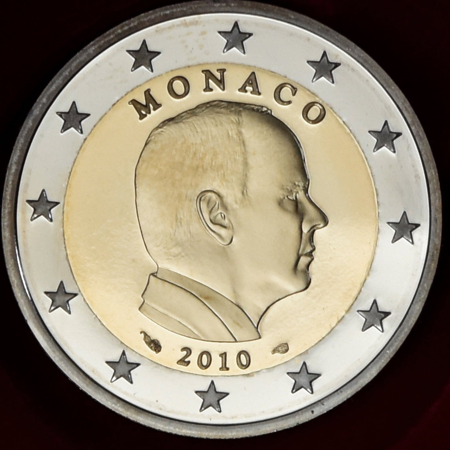 Monako, 
  
  2 eurá, 
  
  2010