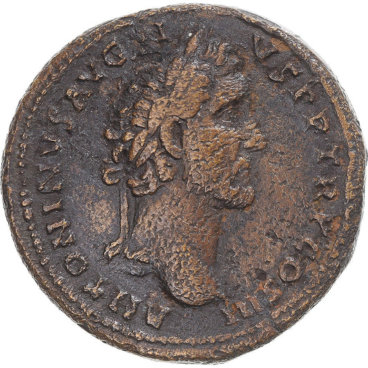 minca, 
  
  Antoninus Pius, 
  
  Æ