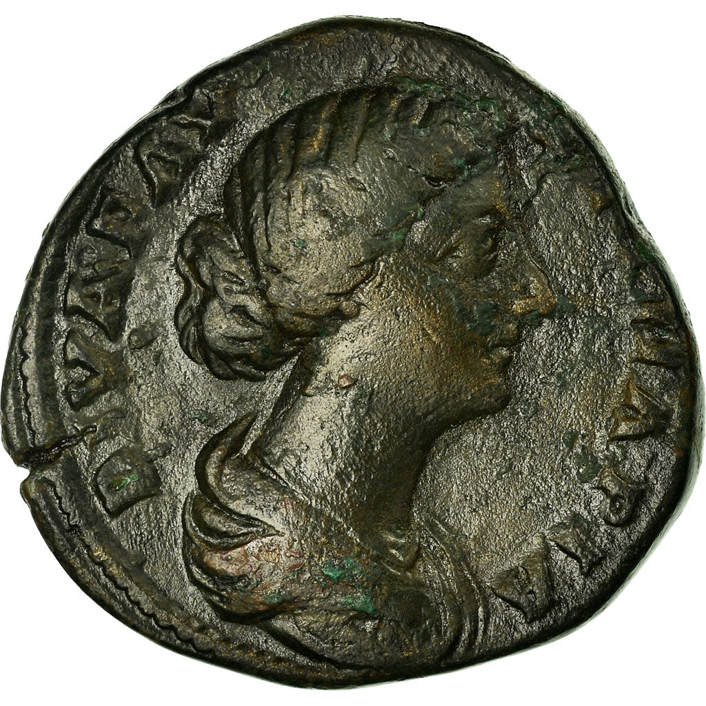 minca, 
  
  Faustína II. 
  
  Sestertius