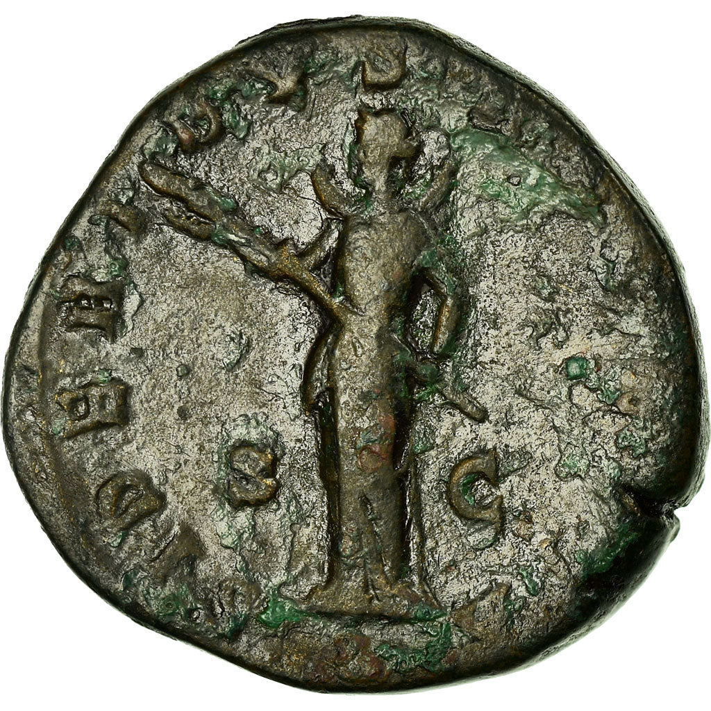 minca, 
  
  Faustína II. 
  
  Sestertius