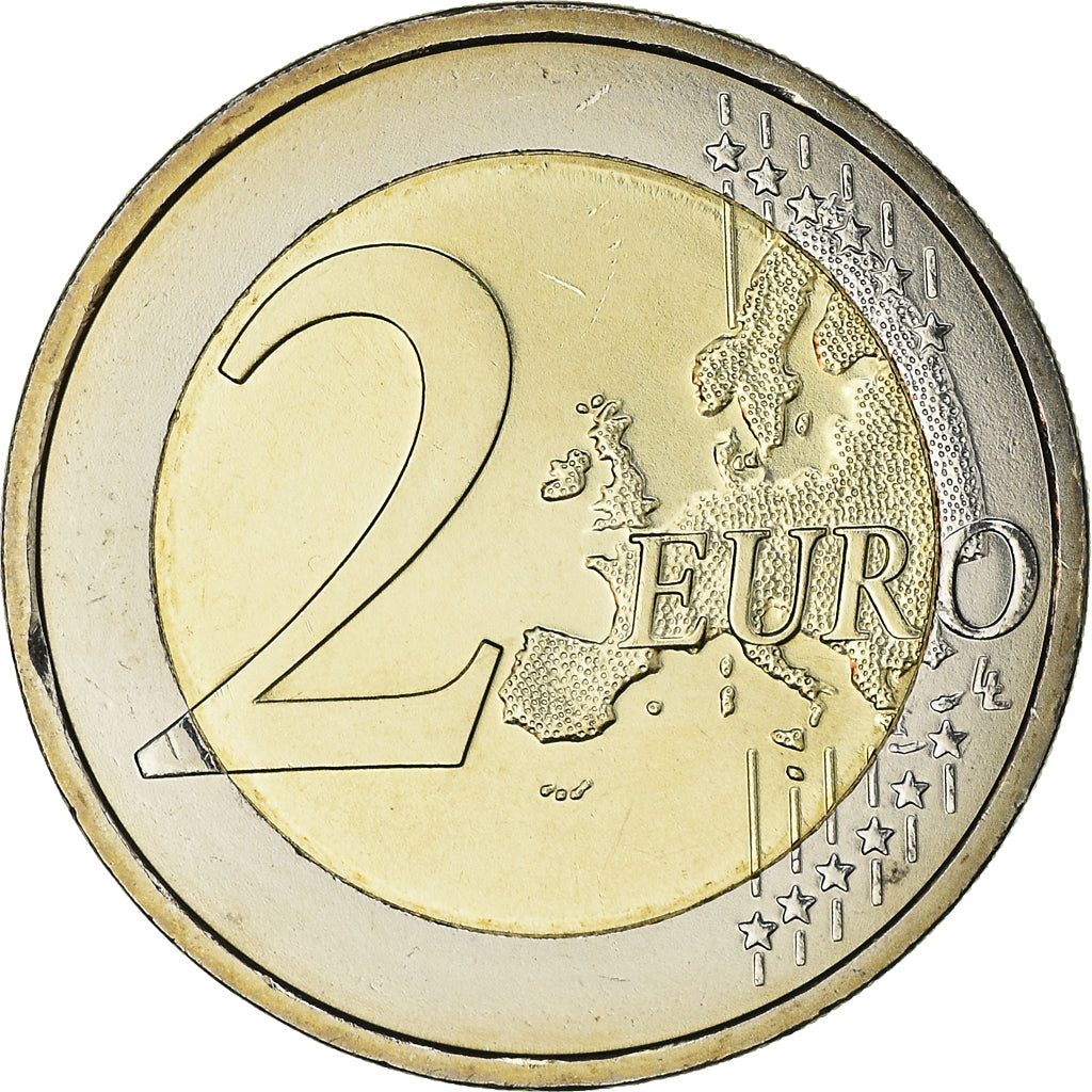 Rakúsko, 
  
  2 eurá, 
  
  100 ans de la République