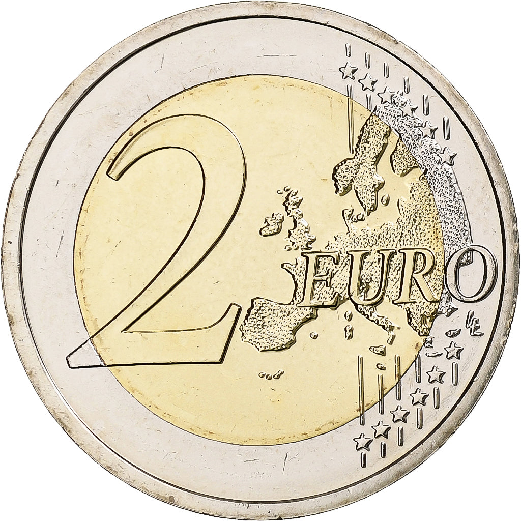 Slovensko, 
  
  2 eurá, 
  
  25. výročie République