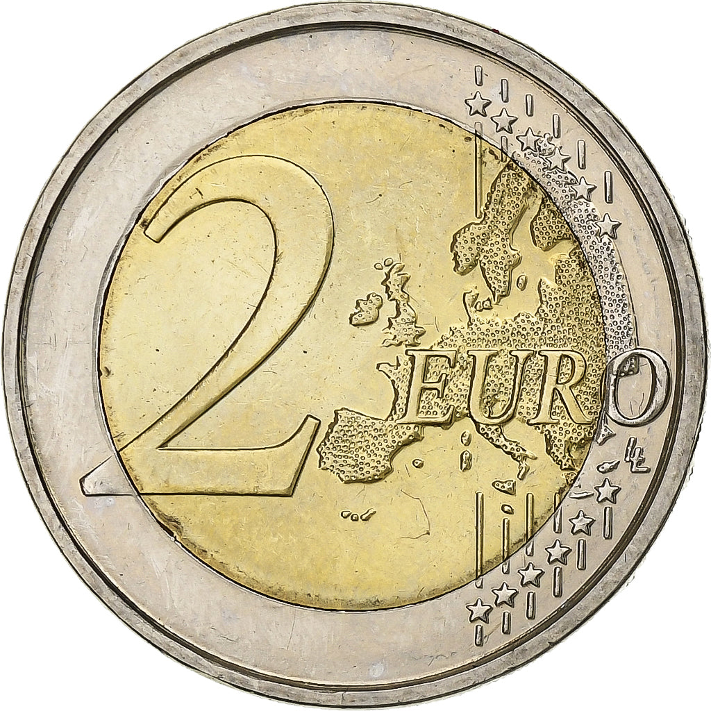 Belgicko, 
  
  2 eurá, 
  
  Európska menová únia