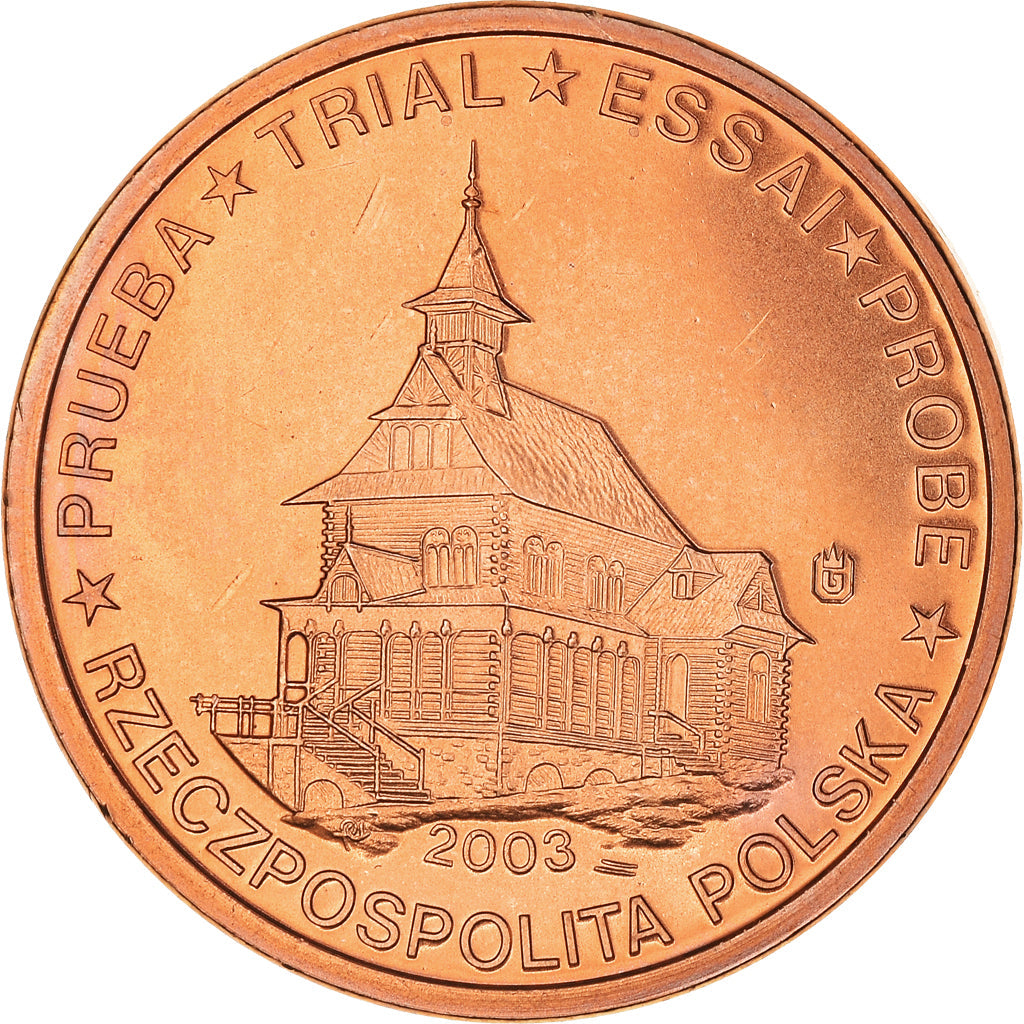 Poľsko, 
  
  2 euro centy, 
  
  2003