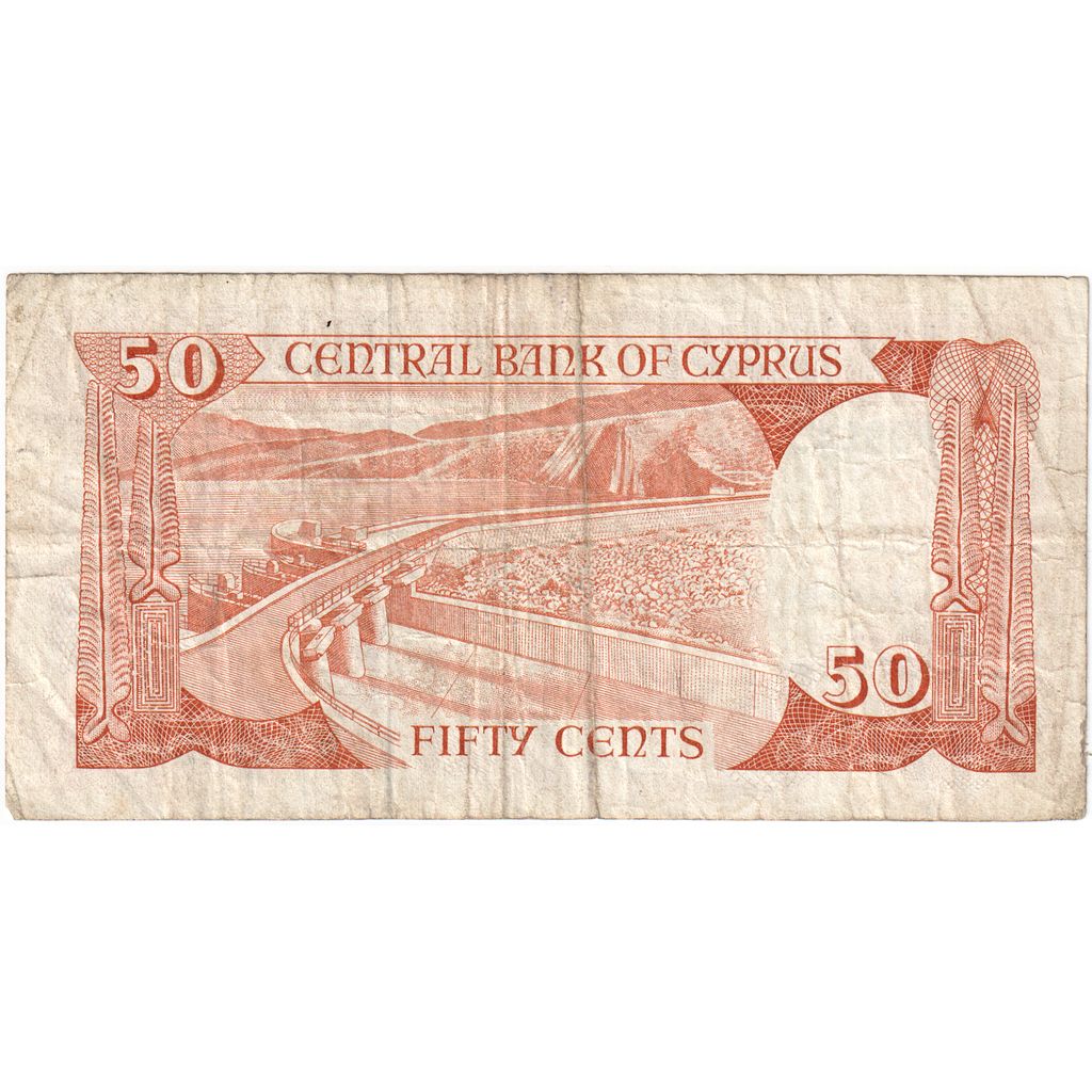 Cyprus, 
  
  50 centov, 
  
  1987-04-01