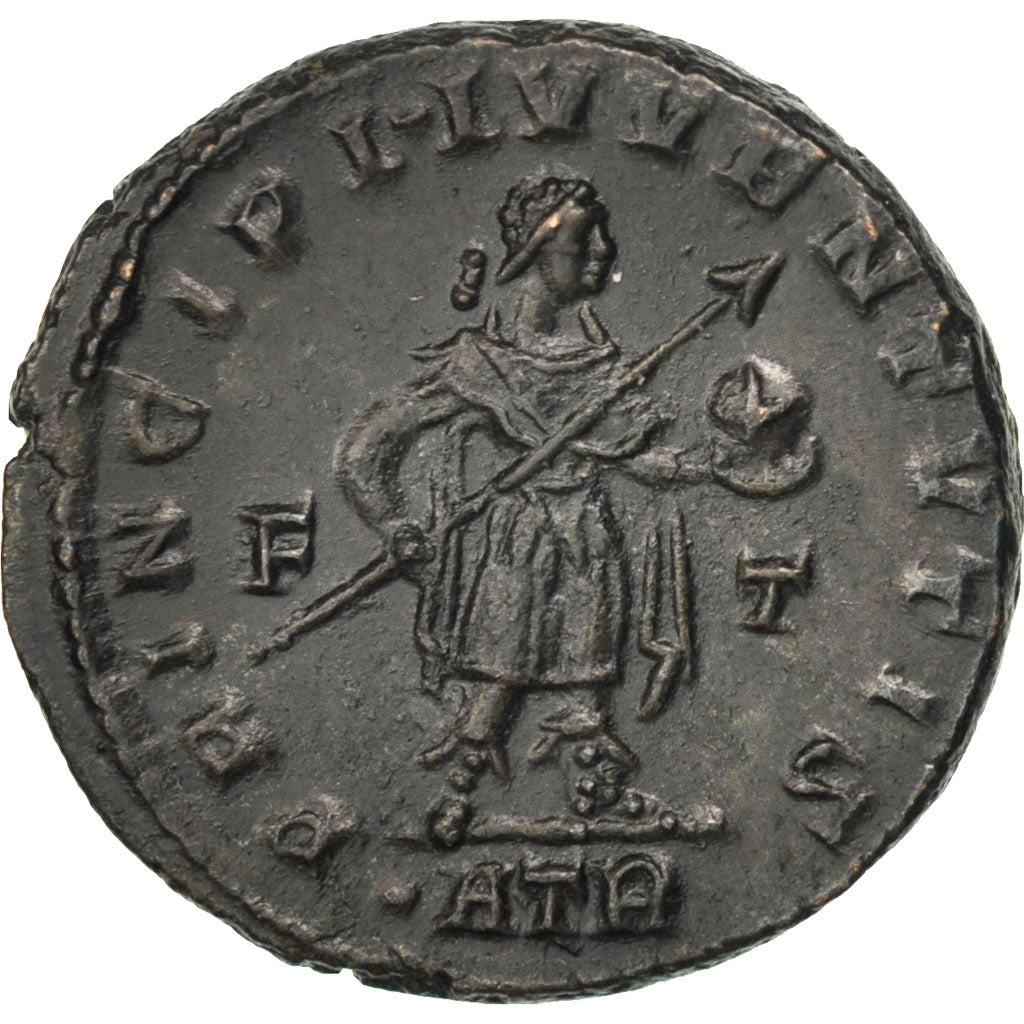 minca, 
  
  Konštantín II, 
  
  Follis