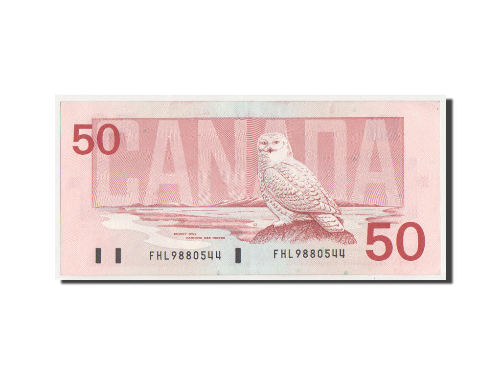 bankovka, 
  
  Kanada, 
  
  50 dolárov