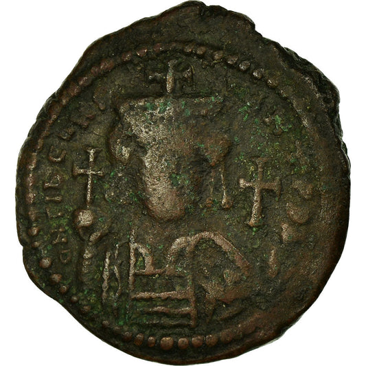 minca, 
  
  Konštantín Tiberius II., 
  
  Follis