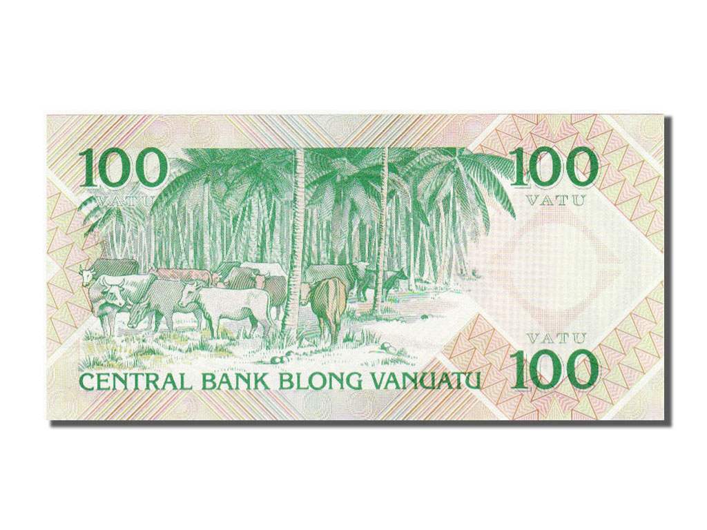 bankovka, 
  
  Vanuatu, 
  
  100 Vatu