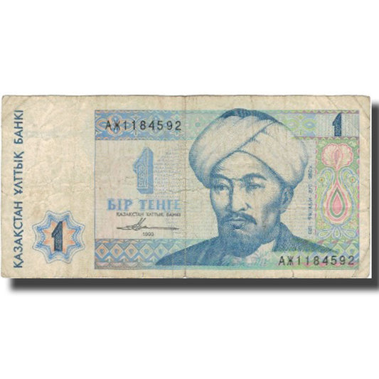 bankovka, 
  
  Kazachstan, 
  
  1 Tenge