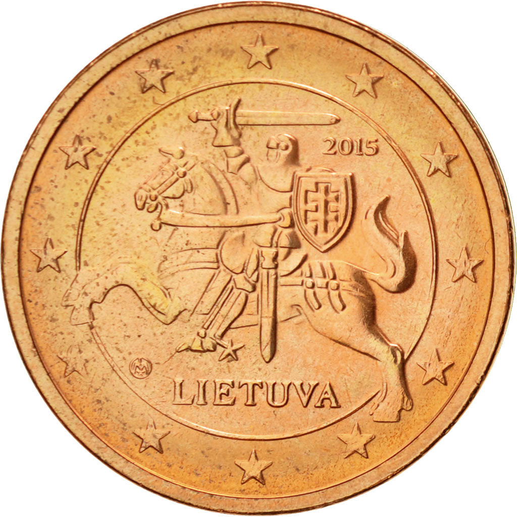 minca, 
  
  Litva, 
  
  2 euro centy