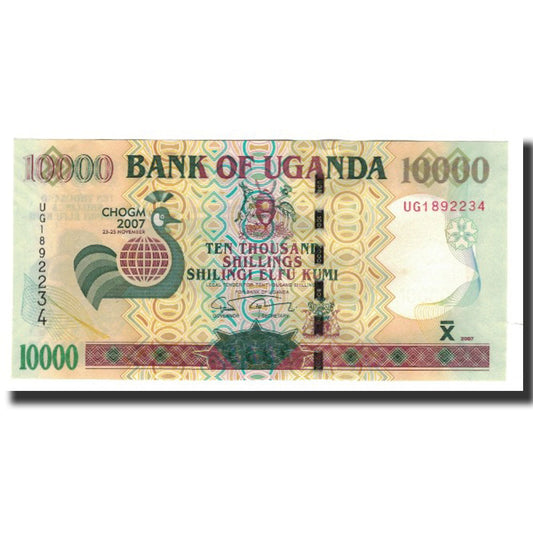 bankovka, 
  
  Uganda, 
  
  10