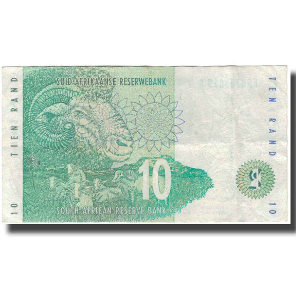 bankovka, 
  
  Južná Afrika, 
  
  10 Rand