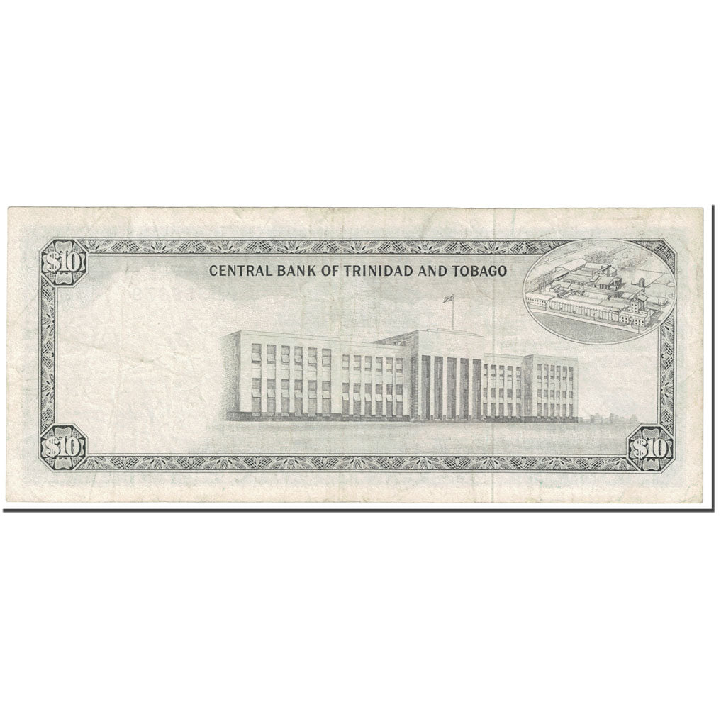 Trinidad a Tobago, 
  
  10 dolárov, 
  
  Nedatované (1964)