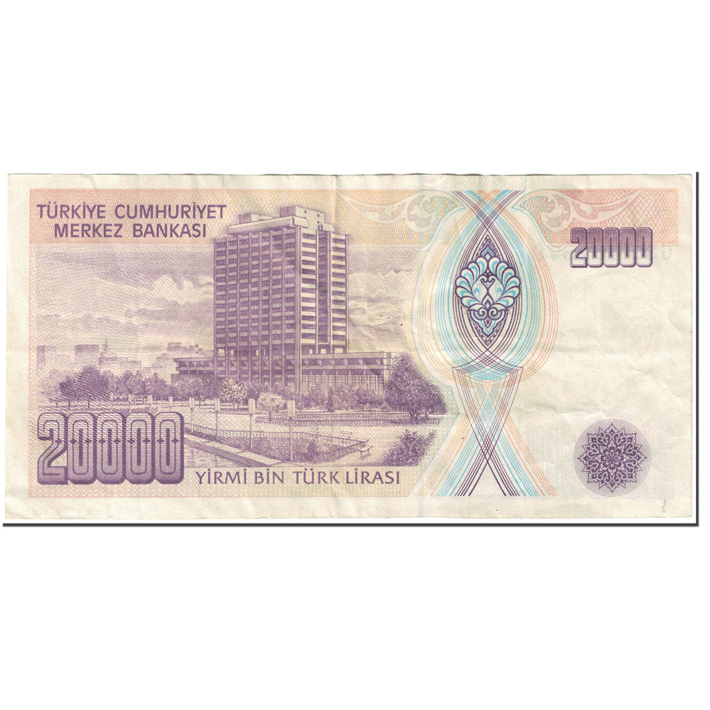 bankovka, 
  
  Turecko, 
  
  20