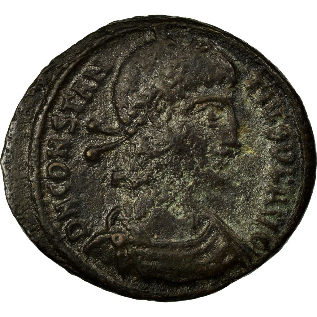 minca, 
  
  Constantius II. 
  
  Nummus