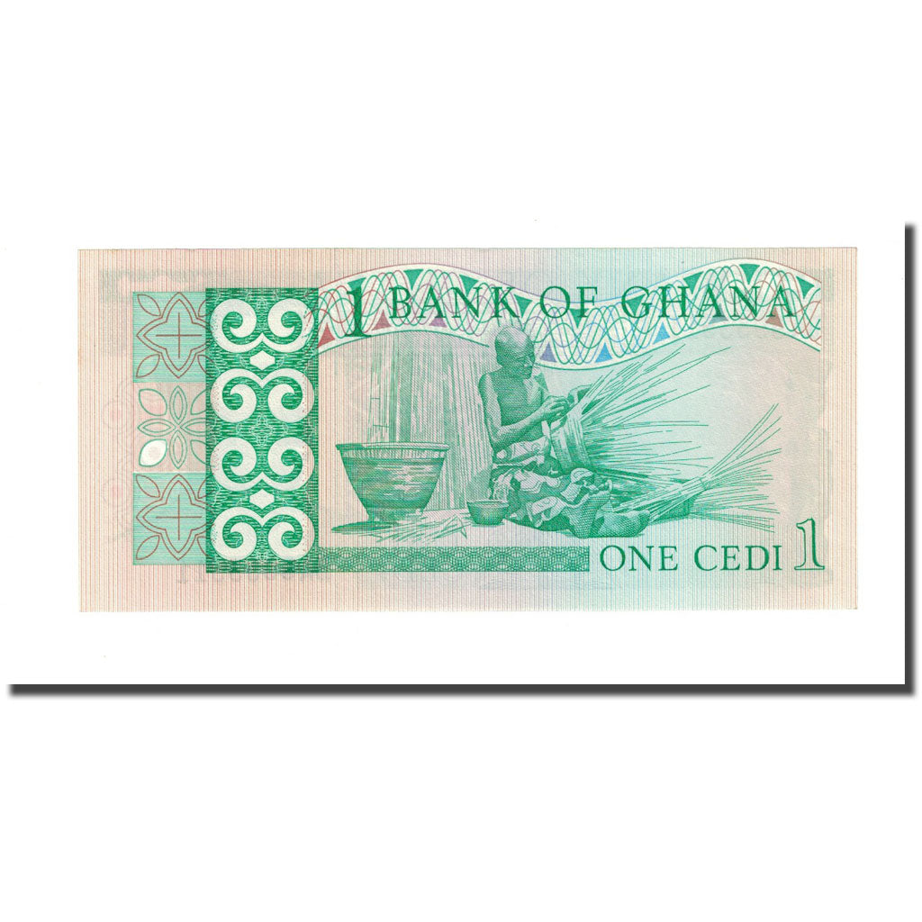 bankovka, 
  
  Ghana, 
  
  1 Cedi