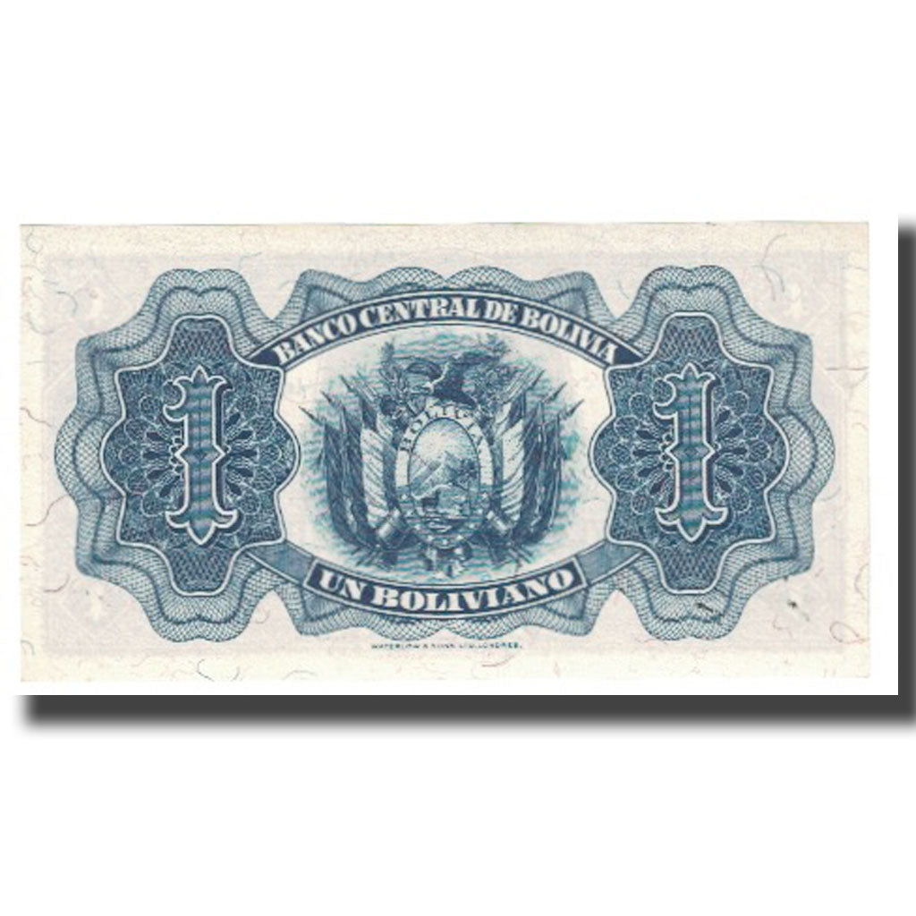 bankovka, 
  
  Bolívia, 
  
  1 Boliviano