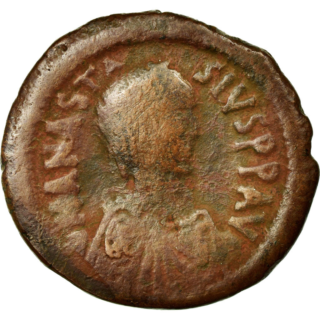 minca, 
  
  Anastasius I. 491-518, 
  
  Follis