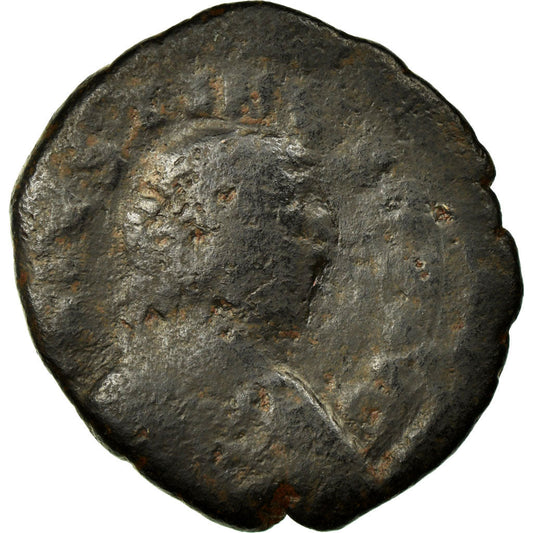 minca, 
  
  Justin I 518-527, 
  
  Follis