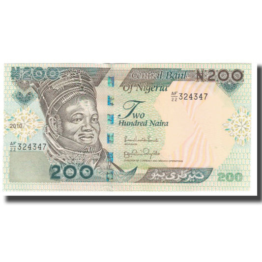 bankovka, 
  
  Nigéria, 
  
  200 Naira