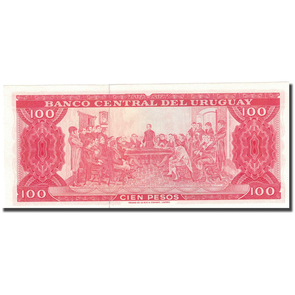 bankovka, 
  
  Uruguaj, 
  
  100 pesos