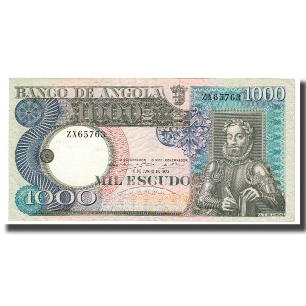 bankovka, 
  
  Angola, 
  
  1000 Escudos