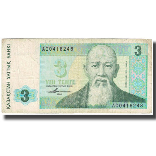 bankovka, 
  
  Kazachstan, 
  
  3 Tenge