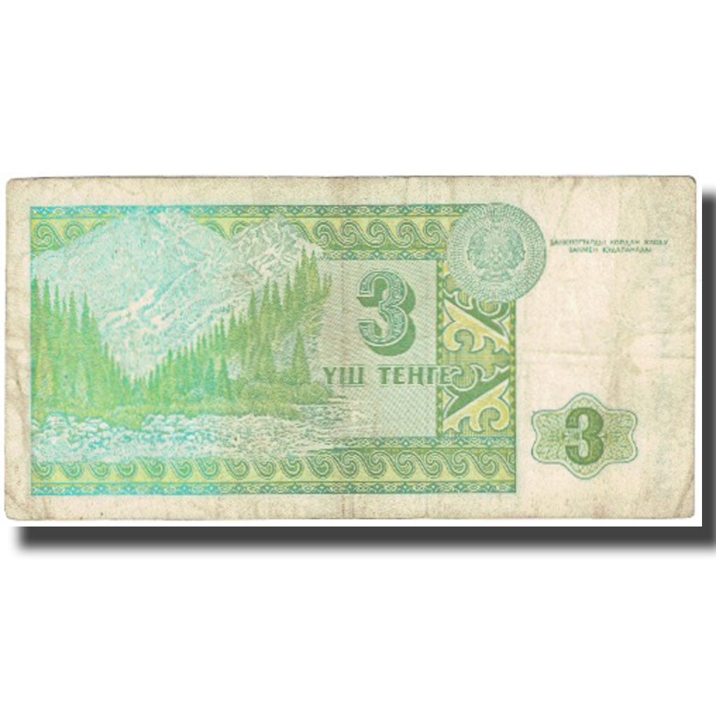 bankovka, 
  
  Kazachstan, 
  
  3 Tenge