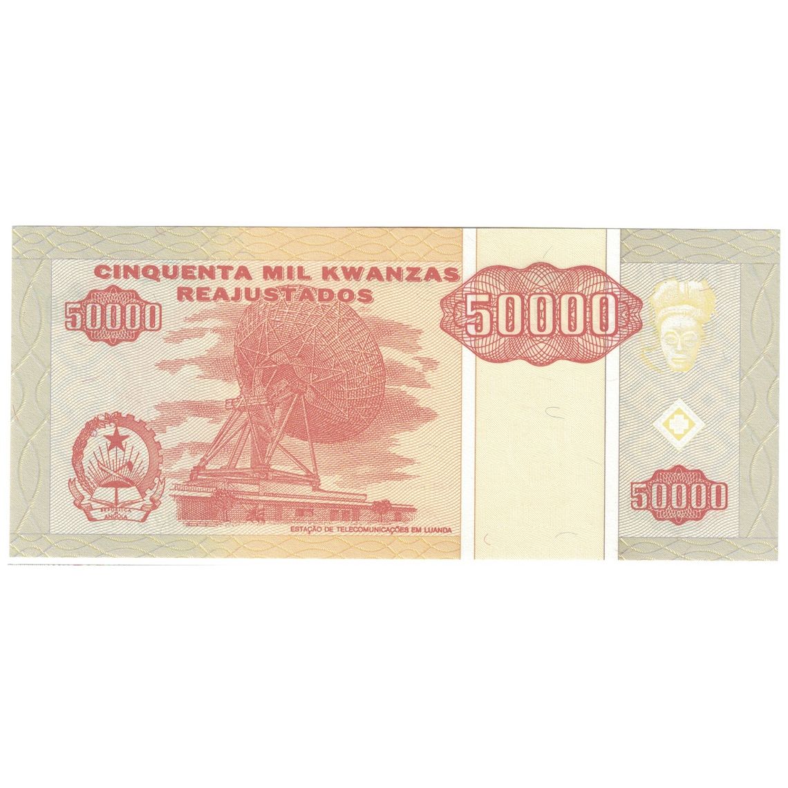 bankovka, 
  
  Angola, 
  
  50