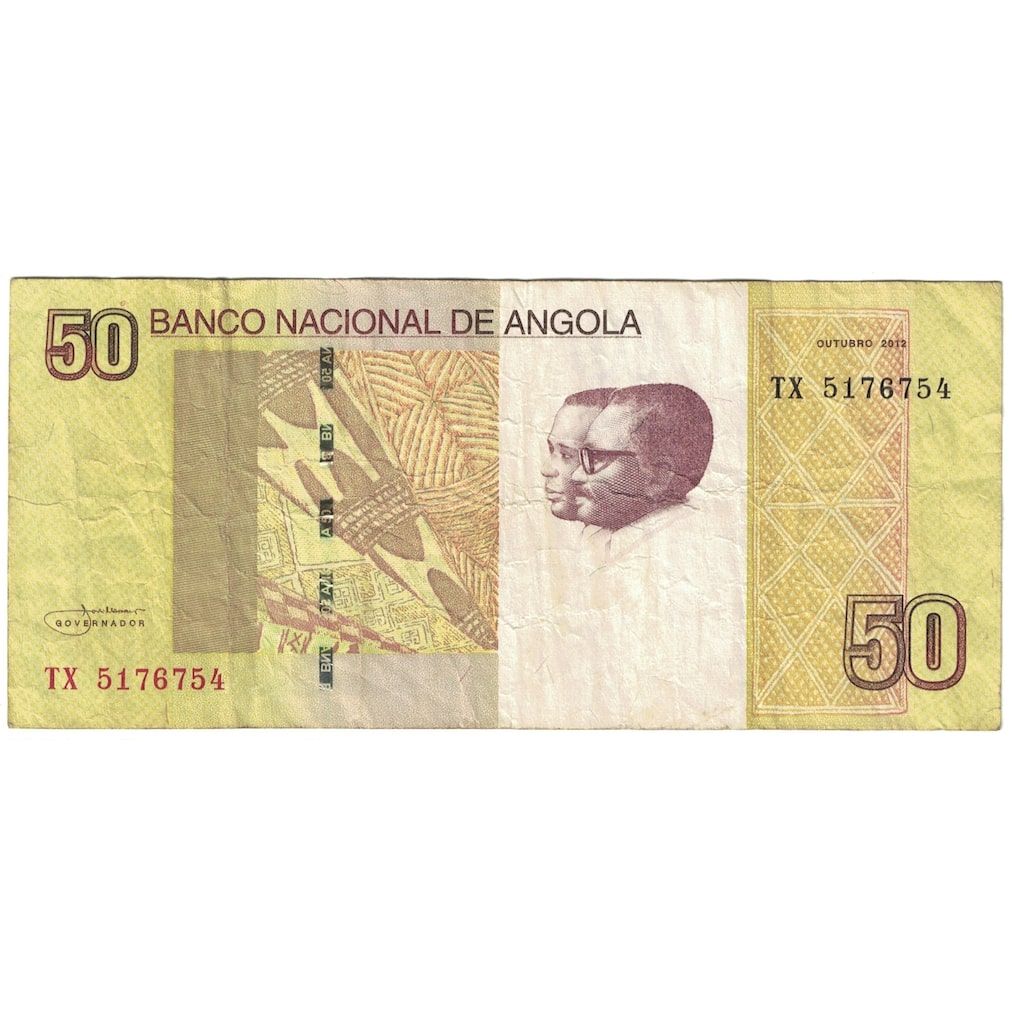 bankovka, 
  
  Angola, 
  
  50 kwanz