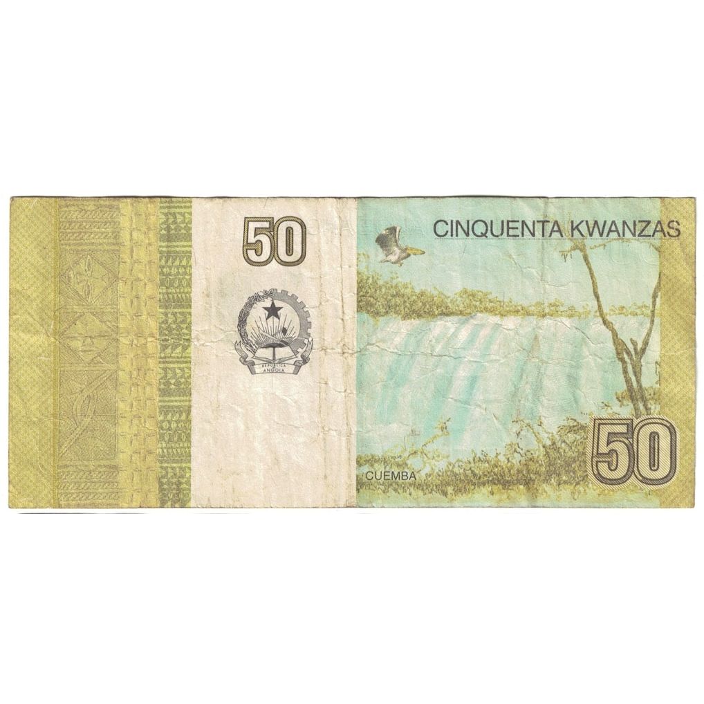 bankovka, 
  
  Angola, 
  
  50 kwanz