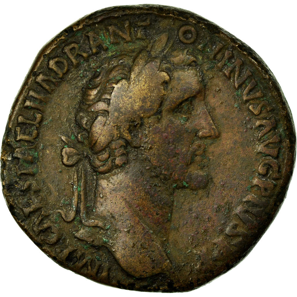 Antoninus Pius, 
  
  Sestertius, 
  
  Meď