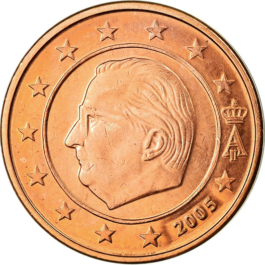 Belgicko, 
  
  2 euro centy, 
  
  2005