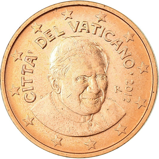 VATIKÁN, 
  
  2 euro centy, 
  
  2012