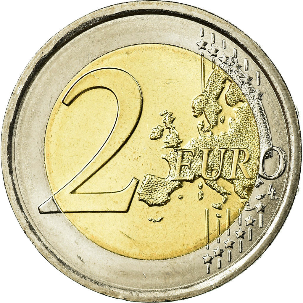 Taliansko, 
  
  2 eurá, 
  
  450 výročie GALILEA GALILEIHO