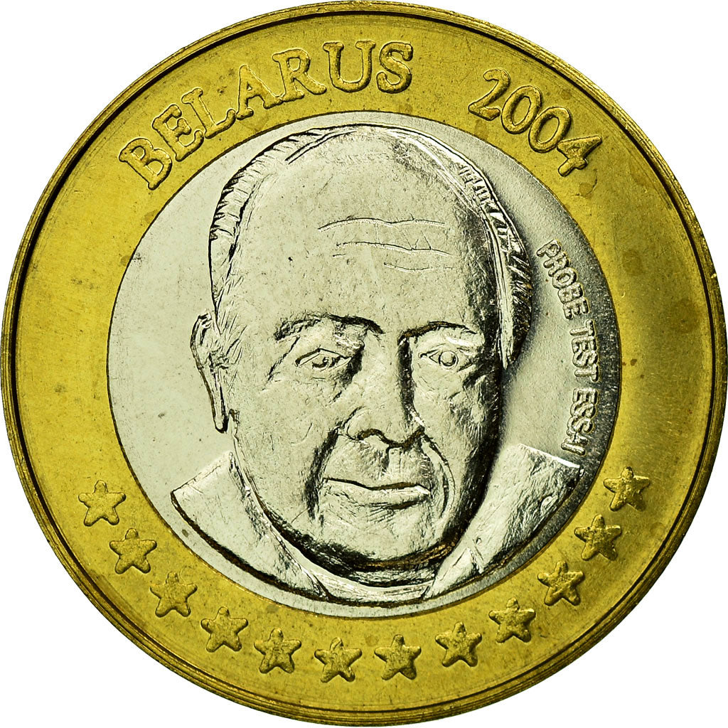 Bielorusko, 
  
  2 eurá, 
  
  2004