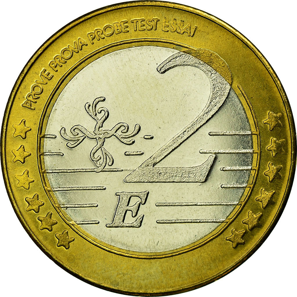 Bielorusko, 
  
  2 eurá, 
  
  2004